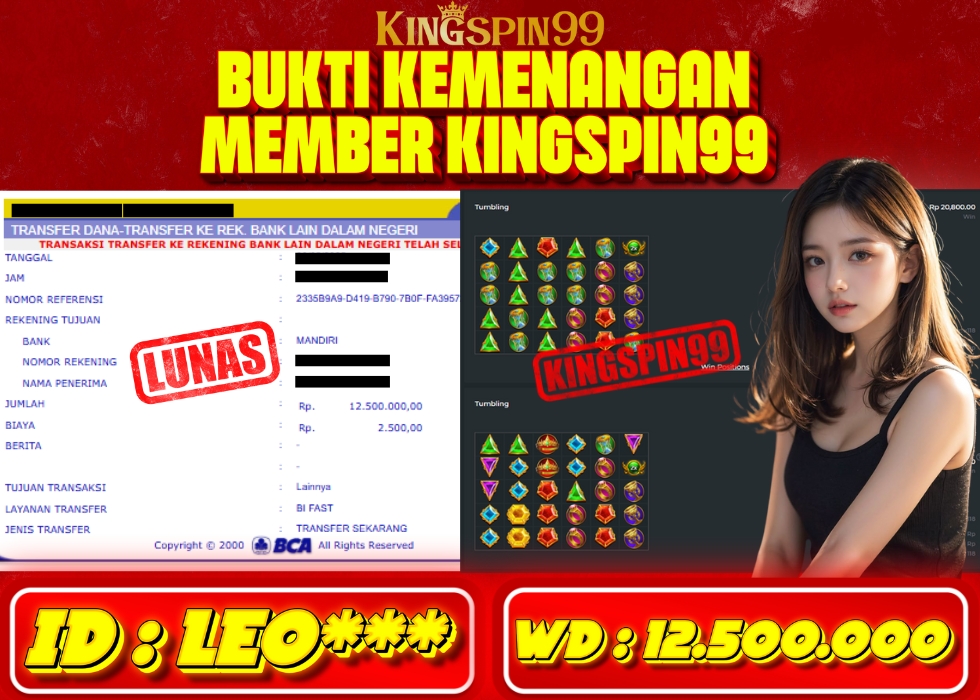 KINGSPIN99 JACKPOT  Rp 12.500.000 - LUNAS!!!