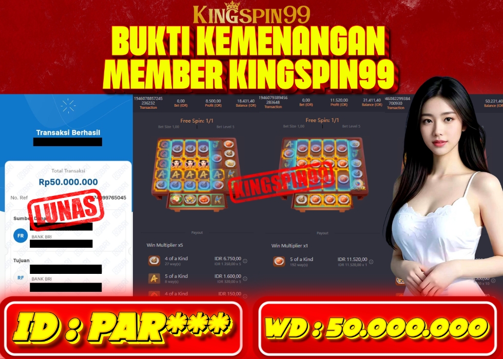 KINGSPIN99 JACKPOT  Rp 50.000.000 - LUNAS!!!