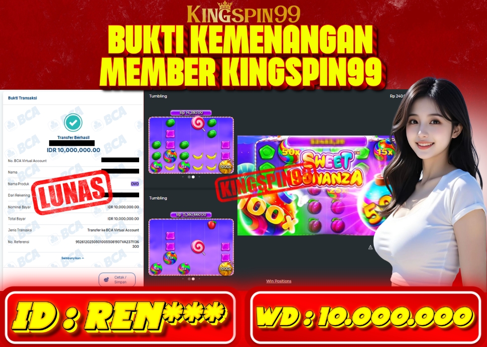 KINGSPIN99 JACKPOT  Rp 10.000.000 - LUNAS!!!