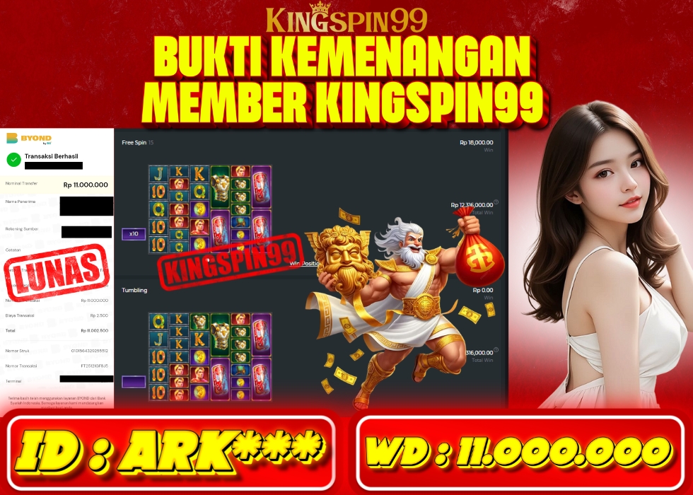 KINGSPIN99 JACKPOT  Rp 11.000.000 - LUNAS!!!