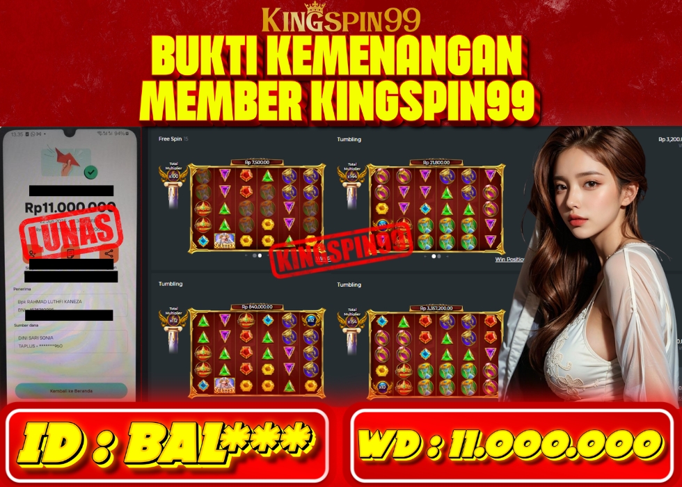 KINGSPIN99 JACKPOT  Rp 11.000.000 - LUNAS!!!