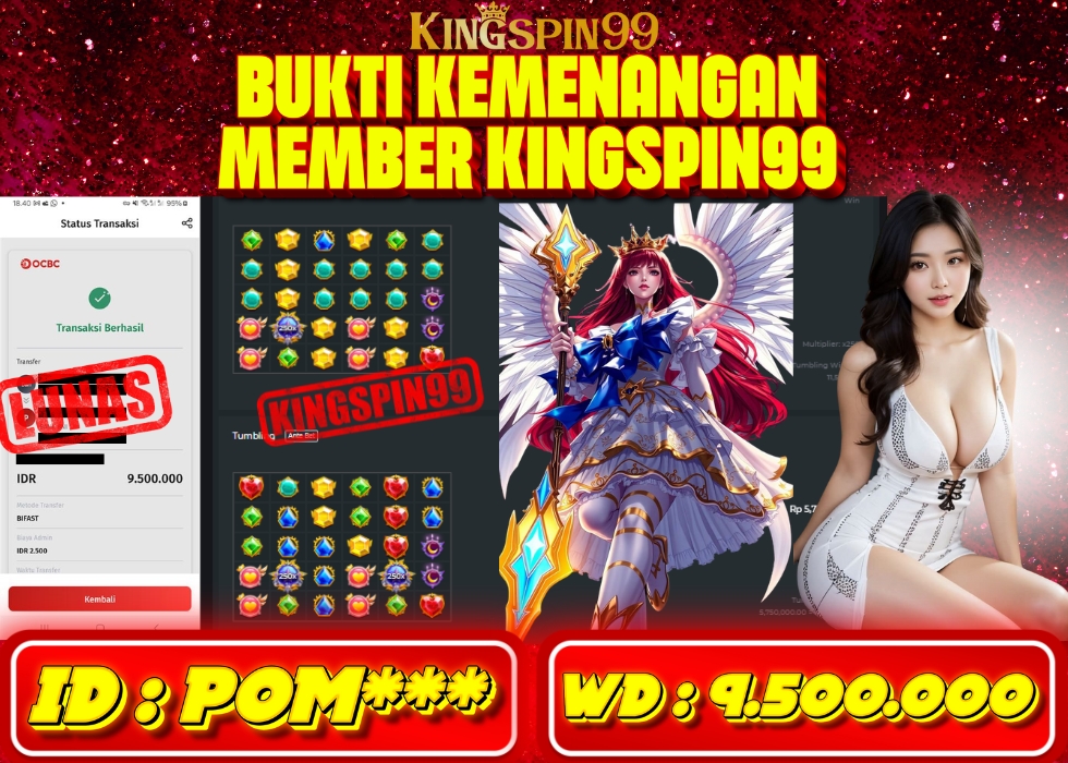 KINGSPIN99 JACKPOT  Rp 9.500.000 - LUNAS!!!