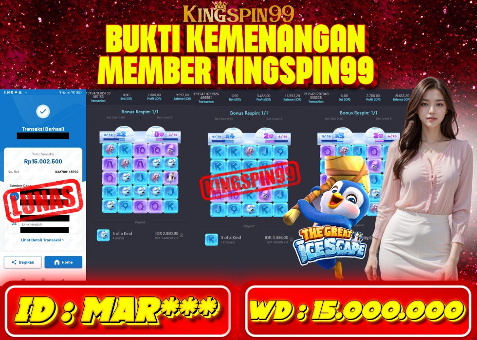KINGSPIN99 JACKPOT  Rp 15.000.000 - LUNAS!!!