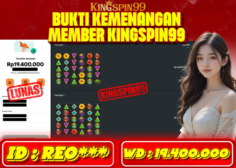 KINGSPIN99 JACKPOT  Rp 19.400.000 - LUNAS!!!