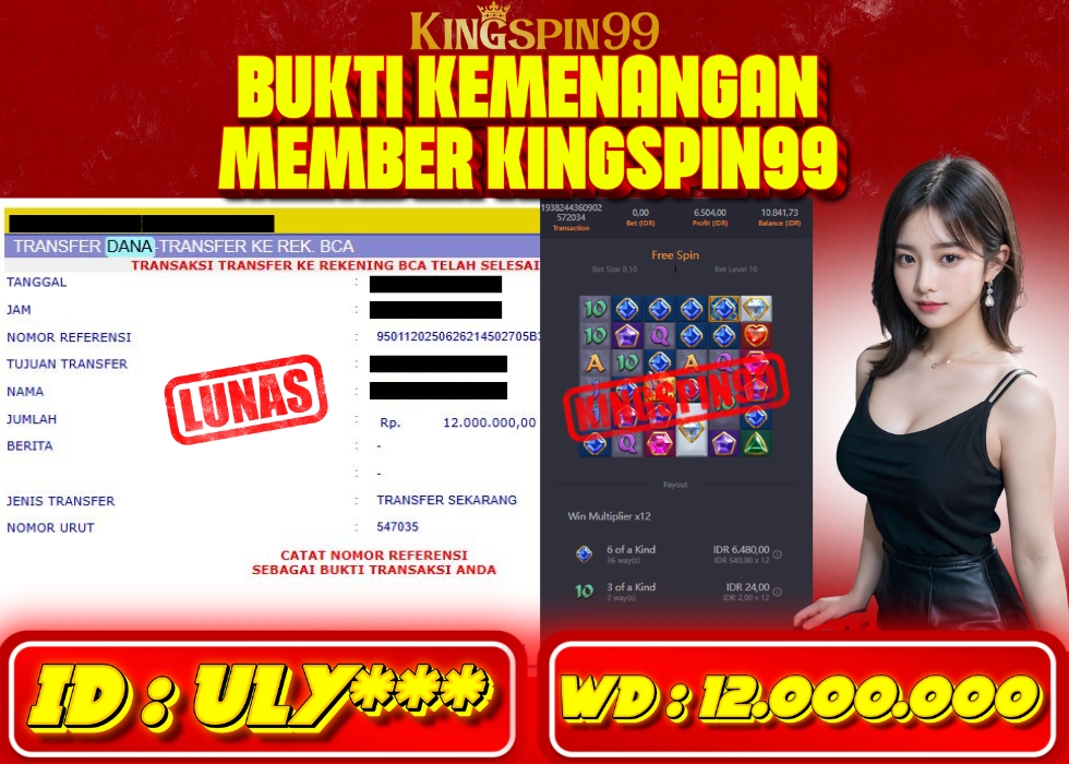 KINGSPIN99 JACKPOT  Rp 12.000.000 - LUNAS!!!