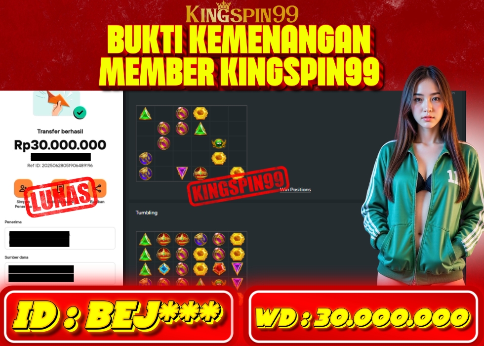 KINGSPIN99 JACKPOT  Rp 30.000.000 - LUNAS!!!
