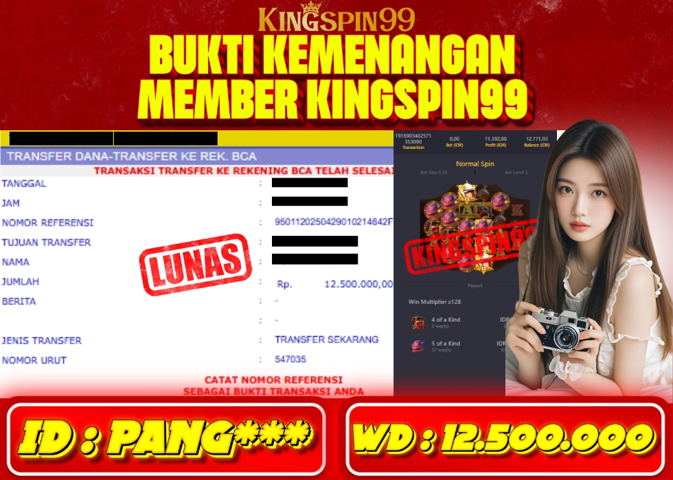 KINGSPIN99 JACKPOT  Rp 12.500.000 - LUNAS!!!