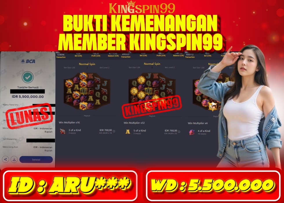 KINGSPIN99 JACKPOT  Rp 5.500.000 - LUNAS!!!