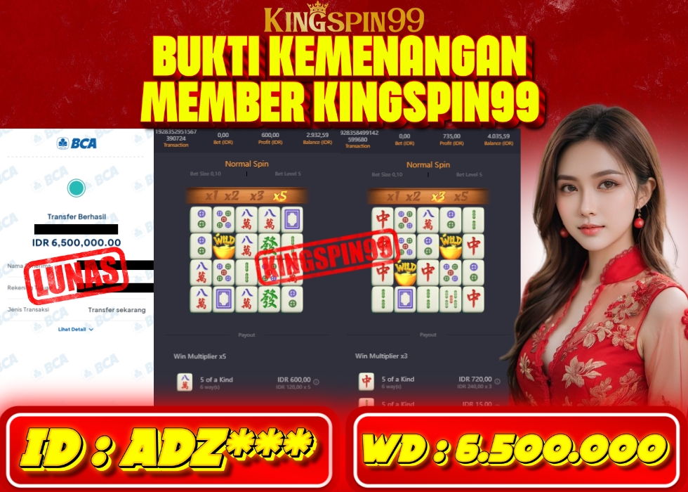KINGSPIN99 JACKPOT  Rp 6.500.000 - LUNAS!!!
