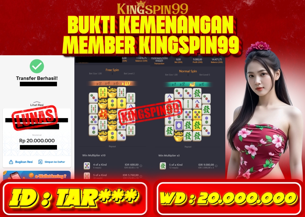 KINGSPIN99 JACKPOT  Rp 20.000.000 - LUNAS!!!