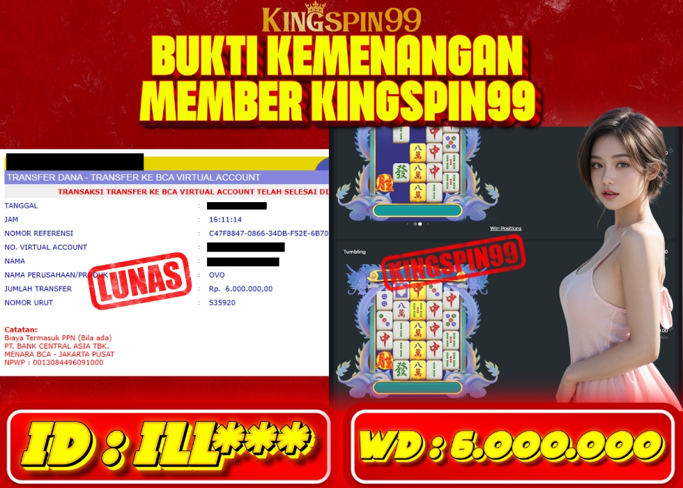KINGSPIN99 JACKPOT  Rp 6.000.000 - LUNAS!!!