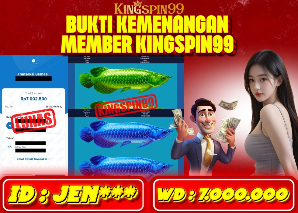 KINGSPIN99 JACKPOT  Rp 7.000.000 - LUNAS!!!