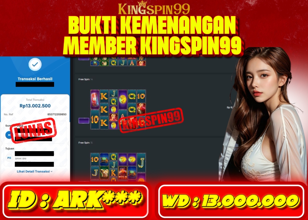 KINGSPIN99 JACKPOT  Rp 13.000.000 - LUNAS!!!