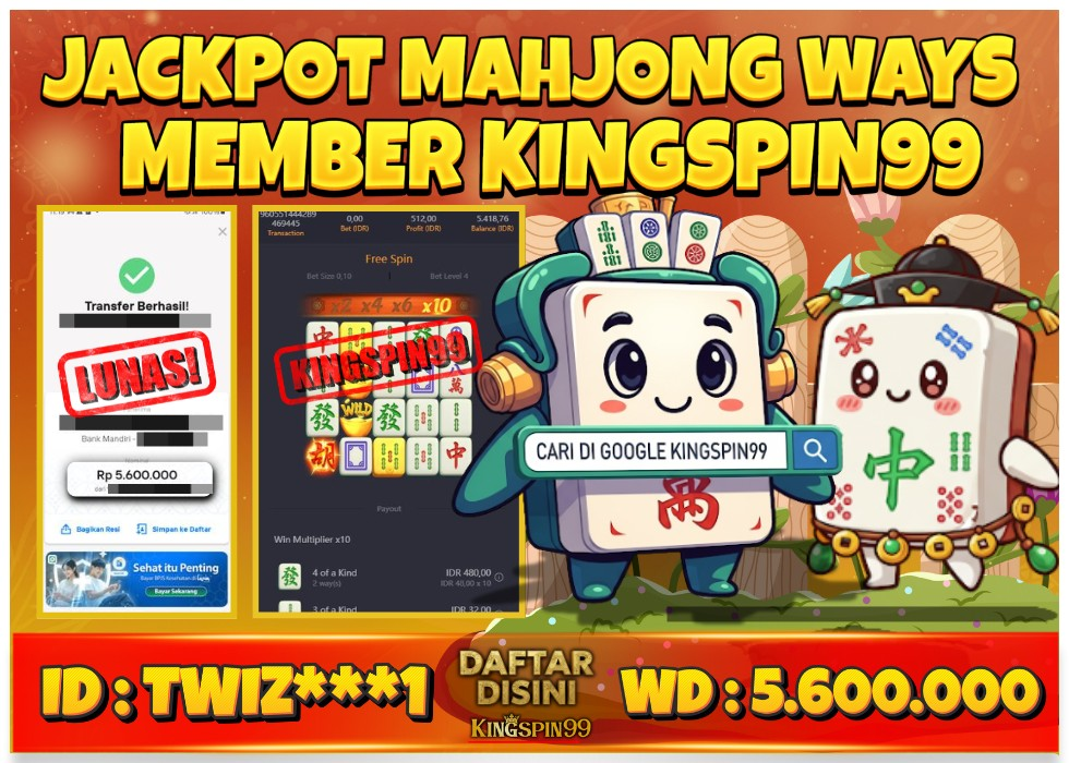 KINGSPIN99 JACKPOT GAME JUDI PGSOFT RESMI DAN TERBAIK! Rp 5.600.000 - LUNAS!!!