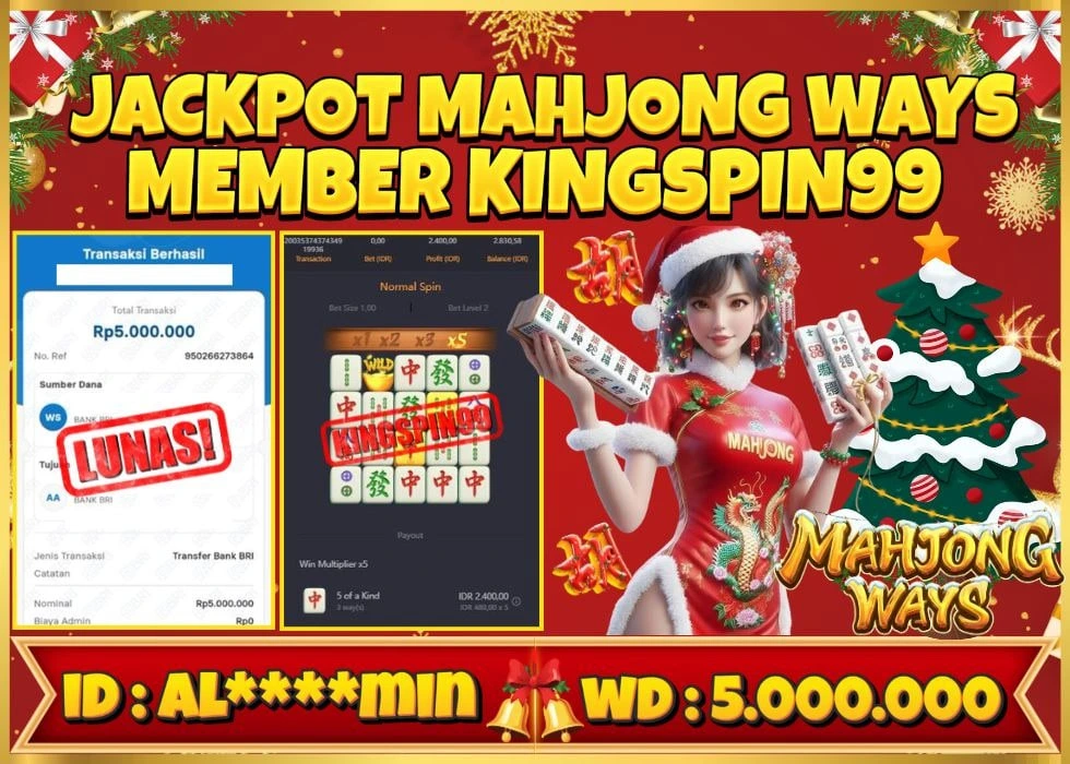KINGSPIN99 JACKPOT MAHJONG WAYS ! Rp 5.000.000 - LUNAS!!!