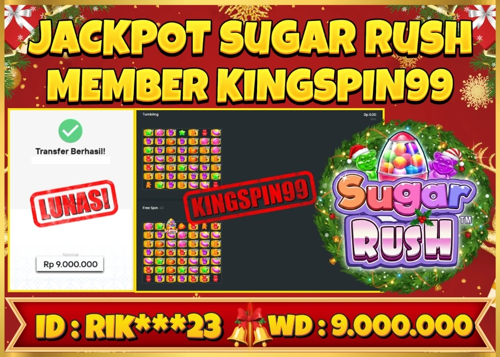 KINGSPIN99 JACKPOT SUGER RUSH! Rp 9.000.000 - LUNAS!!!